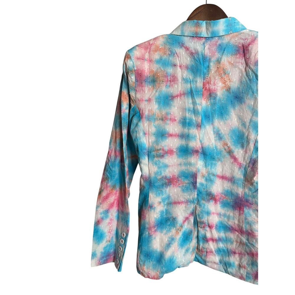 Alla Berman Kiki Blazer Amanda Short Set Tie Dye Womans XS/S NWT - Picture 8 of 12